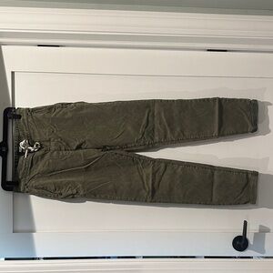 Paige olive Green chino Pants